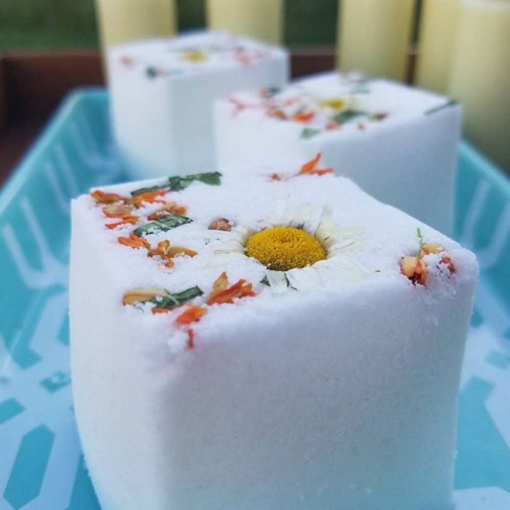 Summer Coconut Floral Bath Bombs